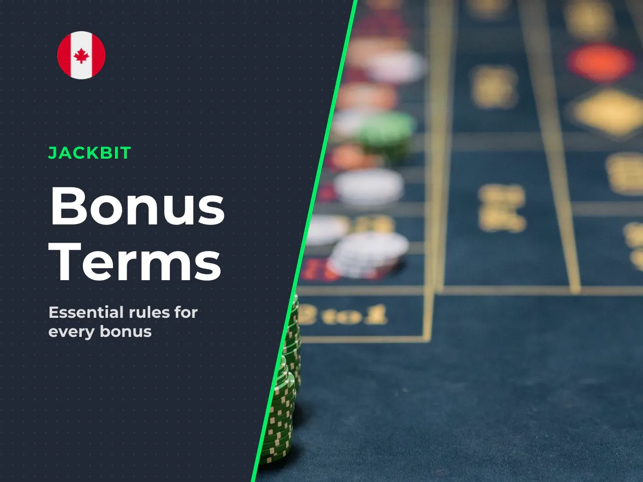 Standard bonus terms to memorise. Before
