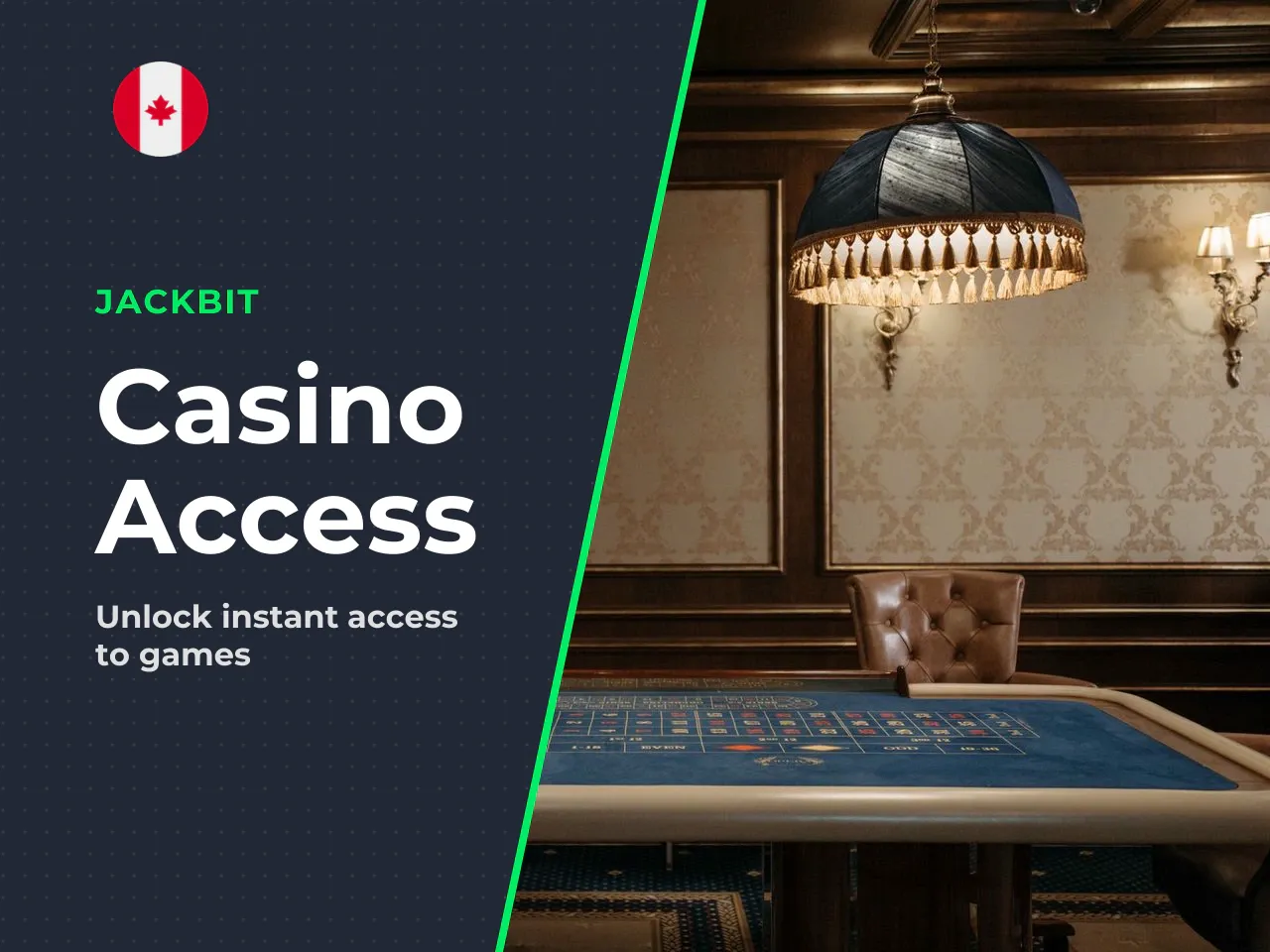 2.1 Casino access after creating an