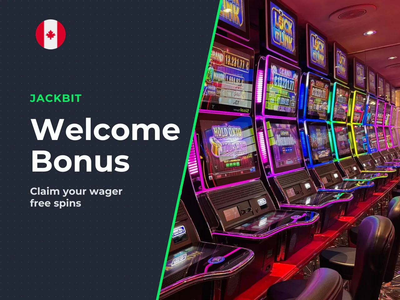 Jackbit casino welcome bonus and free