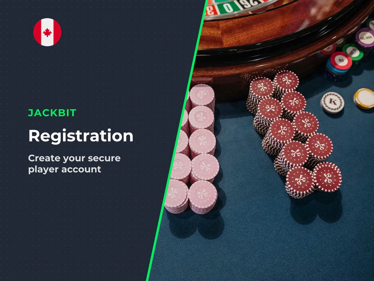 2 Registering through the Jackbit casino